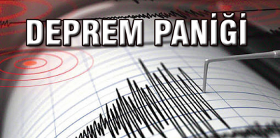 Bolu'da deprem panik yarattı