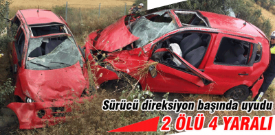 Otoyolda katliam gibi kaza