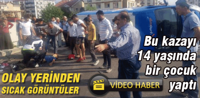 14 yaşında direksiyon başına geçince