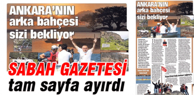 Sabah Gazetesinde tam sayfa Bolu