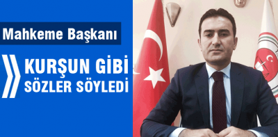 Mahkeme başkanı bakın neler söyledi