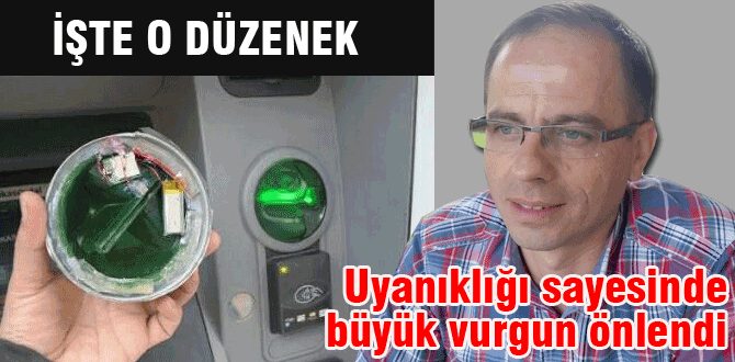 Bolu esnafın uyanıklığı vurgunu önledi