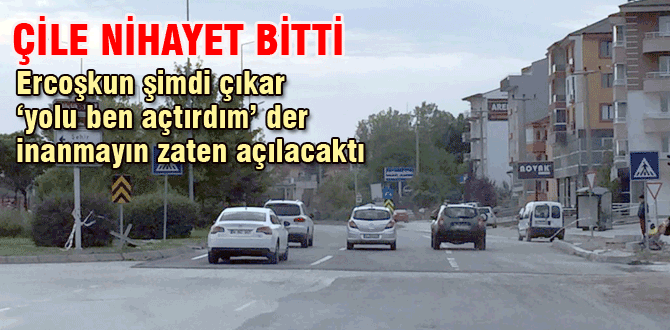 Yol nihayet açıldı