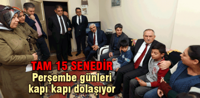 Belediye Başkanı Alaaddin Yılmaz'dan 7 aileye ziyaret