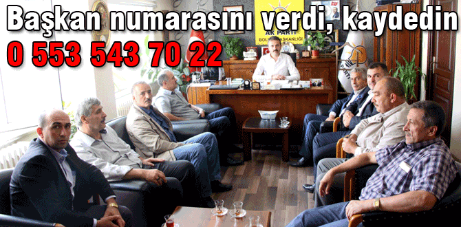 Başkan numarasını verdi