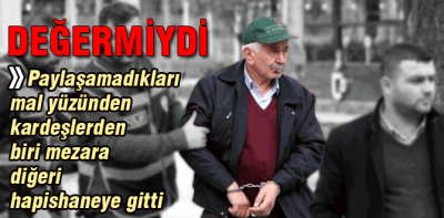 Cinayetin sebebi malmış