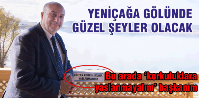 Yeniçağa gölünde hareket başlıyor