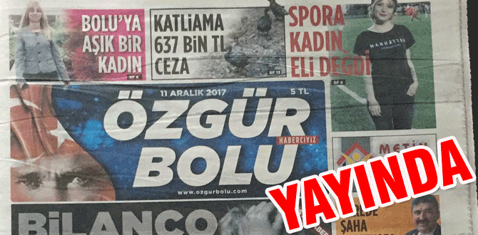 Özgür Bolu basılı yayında