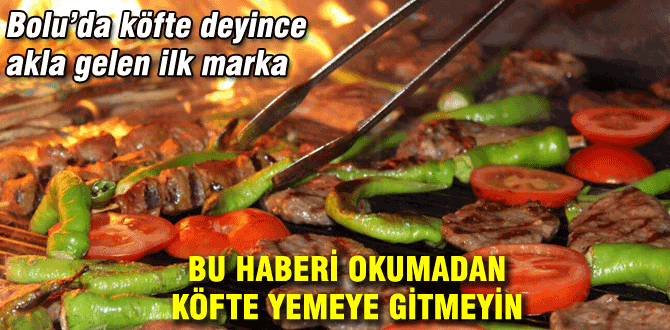 Bolunun köfte markası