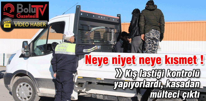 Mülteciler polisin kucağına düştü