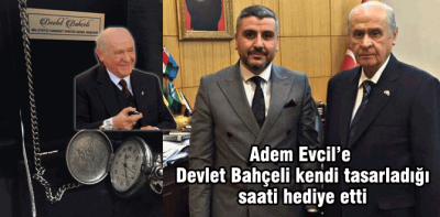 Bahçeli tasarladı Evcil'e verdi