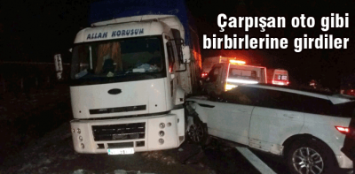 Çarpışan oto gibi birbirlerine girdiler