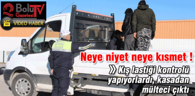 Mülteciler polisin kucağına düştü