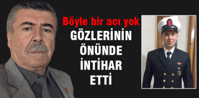 Amcasının gözü önünde oldu