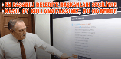 Başkan Yılmaz'a oy vermek istiyorsanız