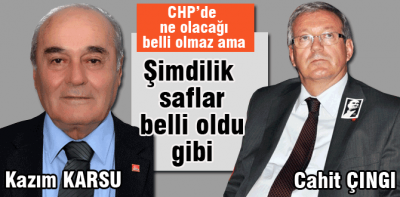 CHP'de 2 liste yarışacak