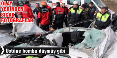 Otoyol savaş alanına döndü