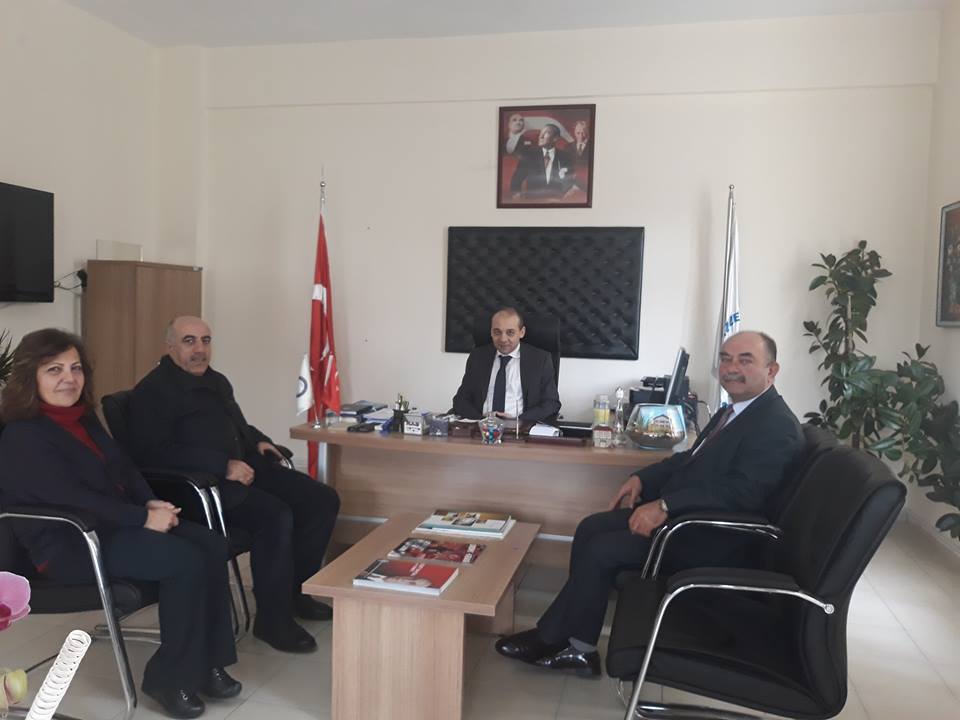 Mehmet İnegöl’den yeni müdüre ziyaret