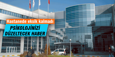 Hastanede eksik kalmadı