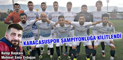 Karacasuspor şampiyonluğa koşuyor