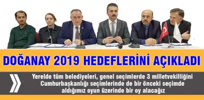 Doğanay 2019 hedeflerini açıkladı