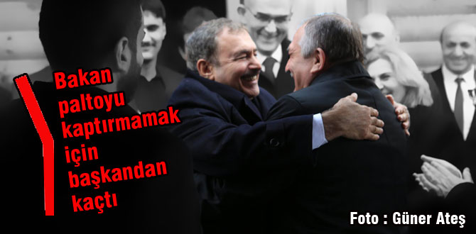 Bakan 'paltoyu kaptırmadan gidelim' dedi