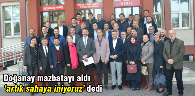 Doğanay mazbatasını aldı