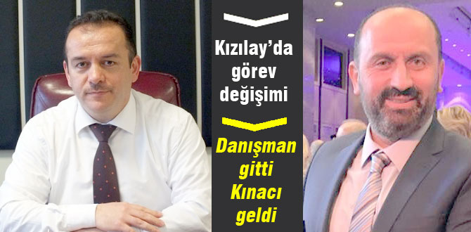 Kızılay'da görev değişimi