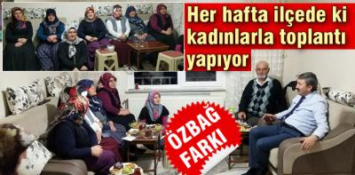 Başkan her hafta kadınlarla toplantı yapıyor