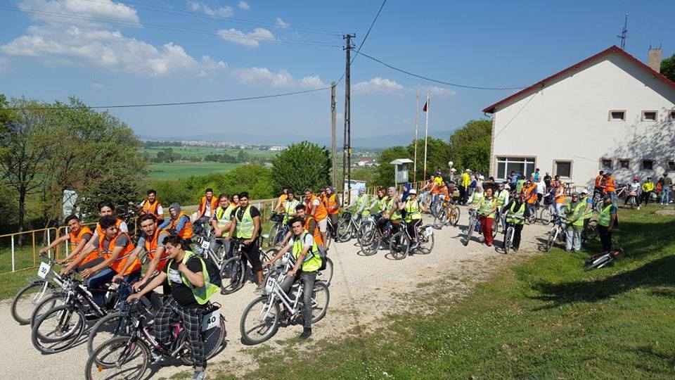 Sağlık yaşam için pedal çevirdiler