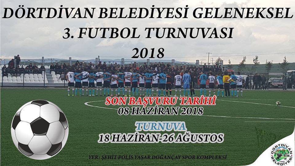 Dörtdivan Futbol Turnuvası başlıyor