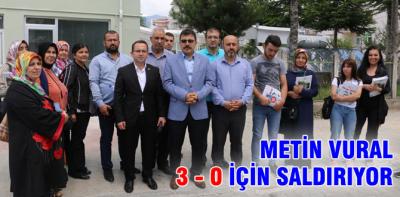 Metin Vural 3 için saldırıyor