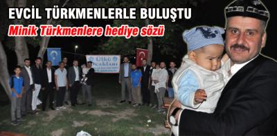 Türkmen aileler ile iftarda buluştular