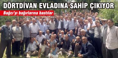 Dörtdivan Bağcı'yı bağrına bastı