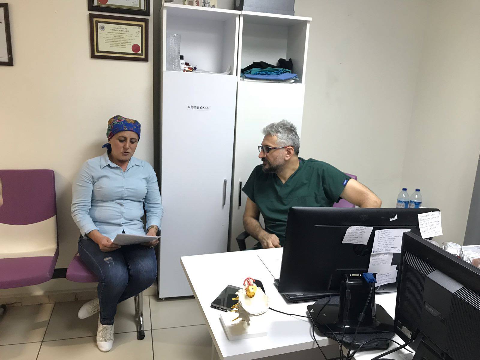 Beyin kanaması geçirdi hayata yeniden döndü