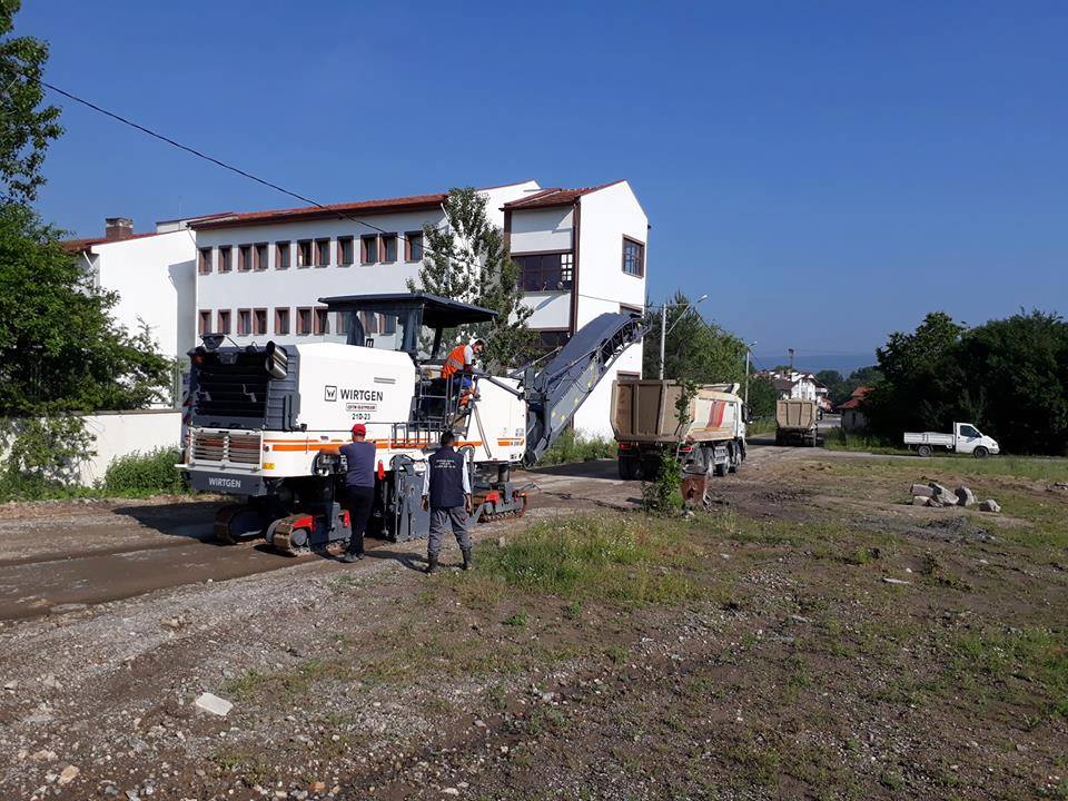 Yeniçağa’da asfalt çalışması başladı