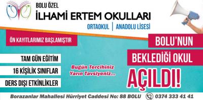 BOLUNUN BEKLEDİĞİ OKUL AÇILDI