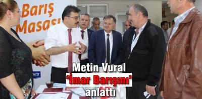 Vural imar barışını anlattı