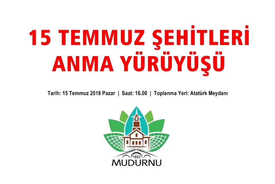 Mudurnu'da 15 Temmuz yürüyüşü yapılacak