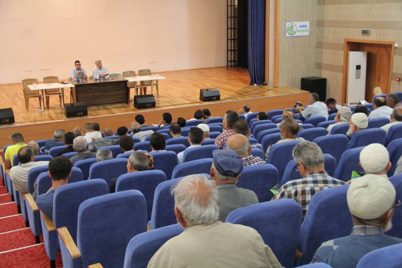 Gerede'de İmar Barışı anlatıldı