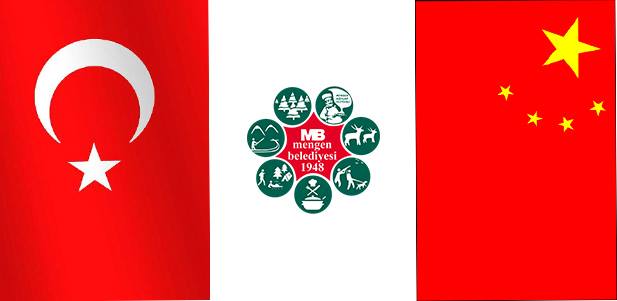 Çin'den Mengen'e çekim yapmak için geliyorlar