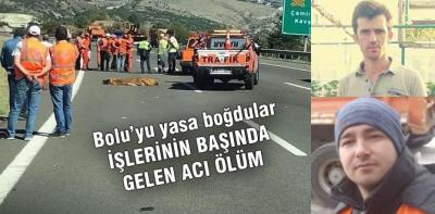 Bolu'yu yasa boğan kaza