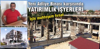Yeni adliye binası karşısında muhteşem fırsat