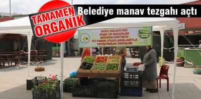 Belediye manav tezgahı açtı