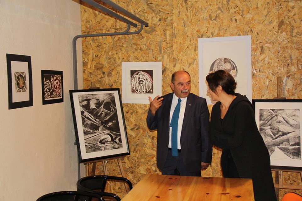 KOÜ Araştırma Görevlisi Mudurnu'da sergi açtı