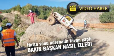 Bolu'da adrenalin tavan yaptı