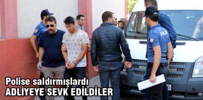 Bolu'da polise saldıran 5 kişi adliyeye sevk edildi