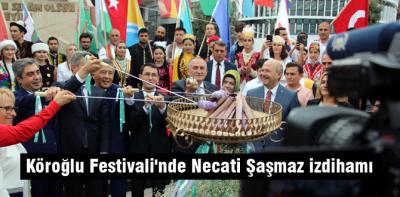 Köroğlu Festivali'nde Necati Şaşmaz izdihamı