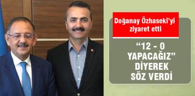 Doğanay Özhaseki'ye söz verdi
