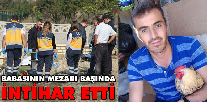 Mezarlıkta intihar etti